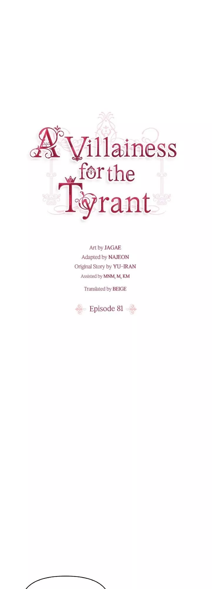 Read A Villainess for the Tyrant Chapter 81 - Season 3 Online