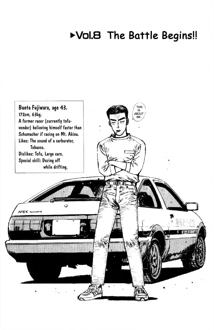 Read Initial D Chapter 8 - The Battle Begins!! Online