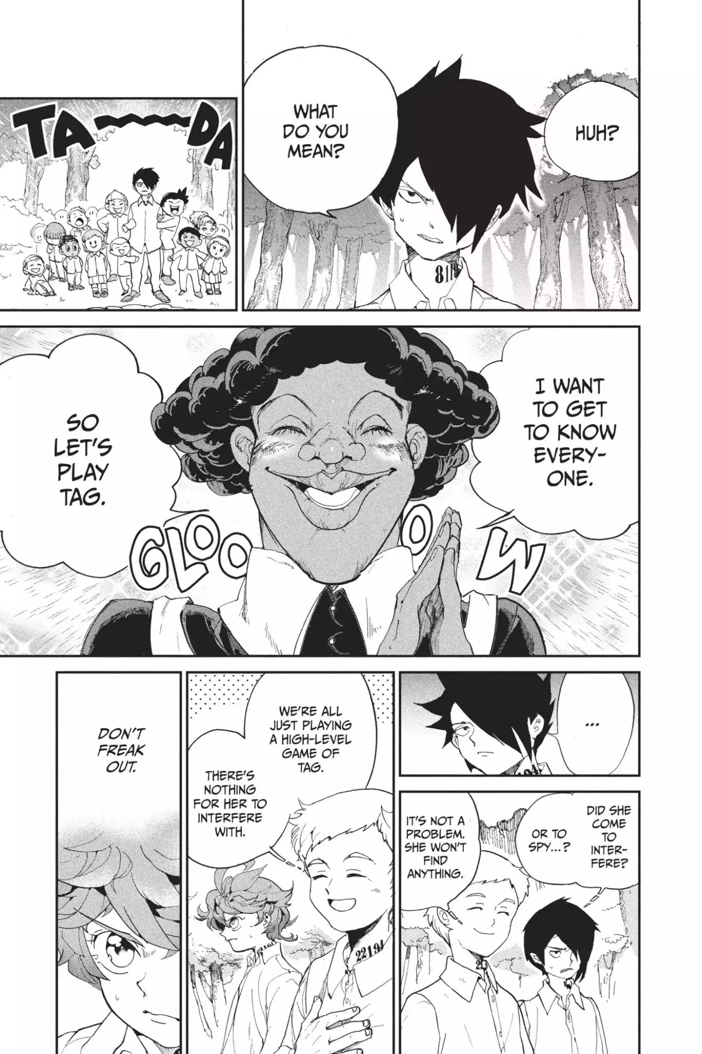 Read Yakusoku no Neverland Chapter 9 - Let's Play Tag Online