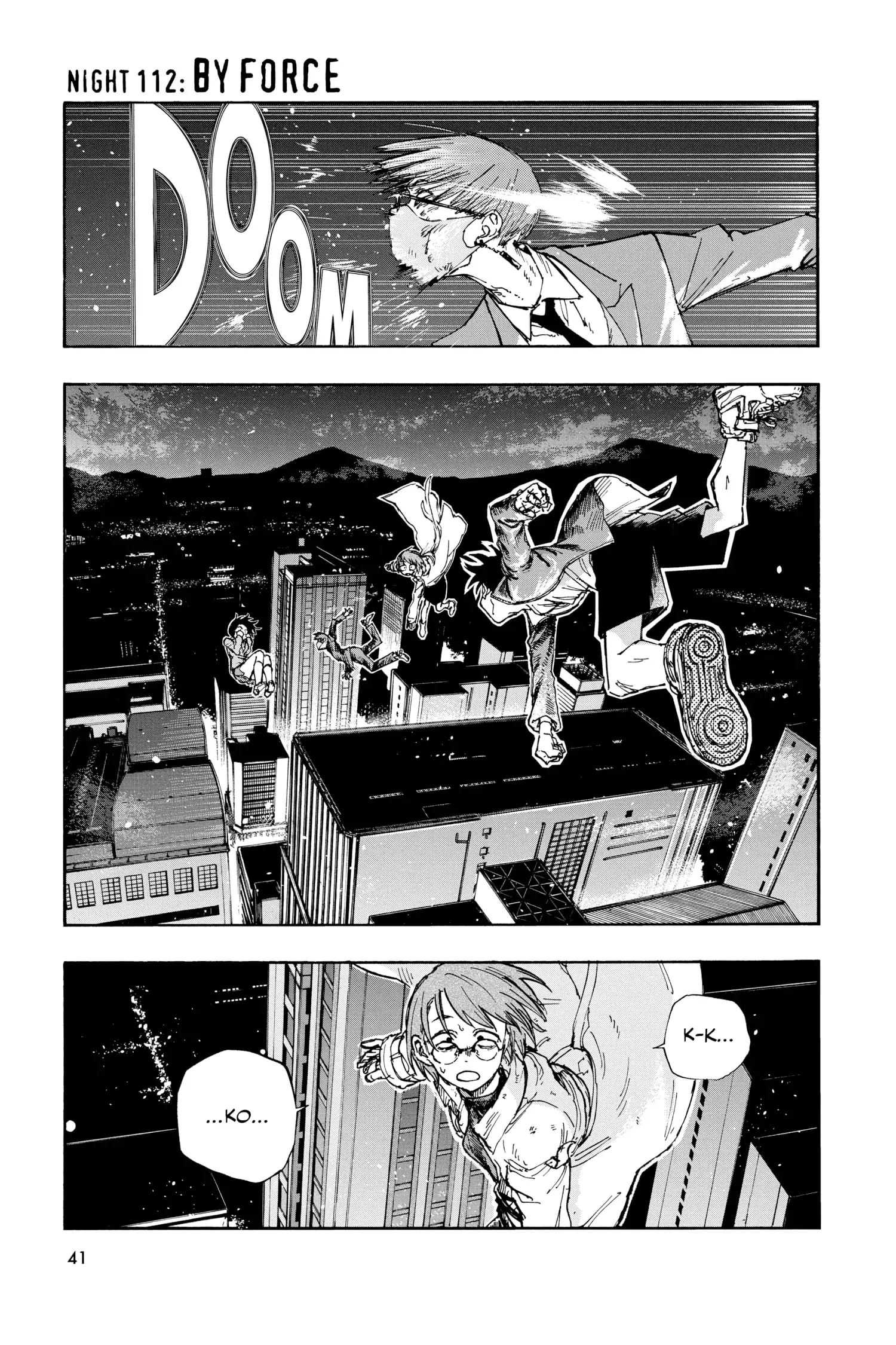 Read Yofukashi no Uta Chapter 112 - By Force Online