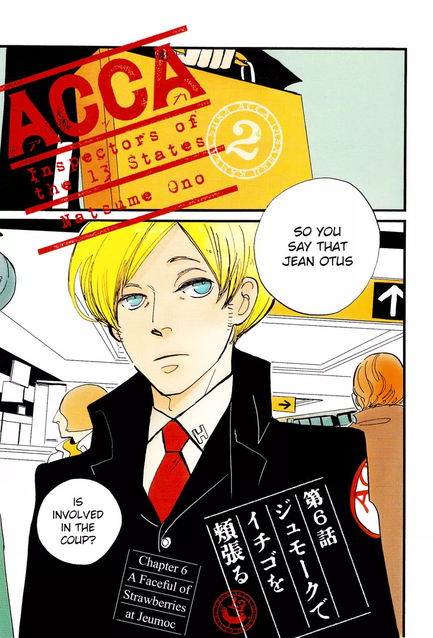 Read ACCA – 13-ku Kansatsuka Chapter 6 - A Faceful of Strawberries at Jeumoc Online