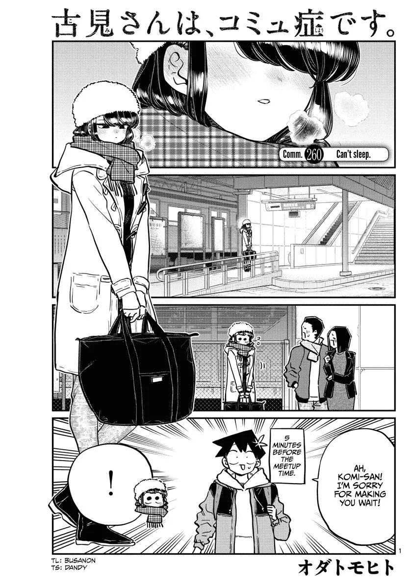 Read Komi-san wa Komyushou Desu Chapter 260 - Can't Sleep Online