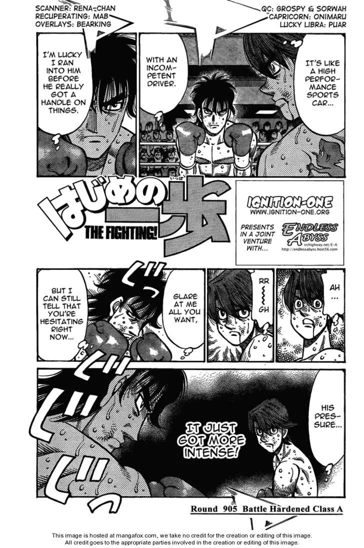 Read Hajime no Ippo Chapter 905 - Battle Hardened Class A Online