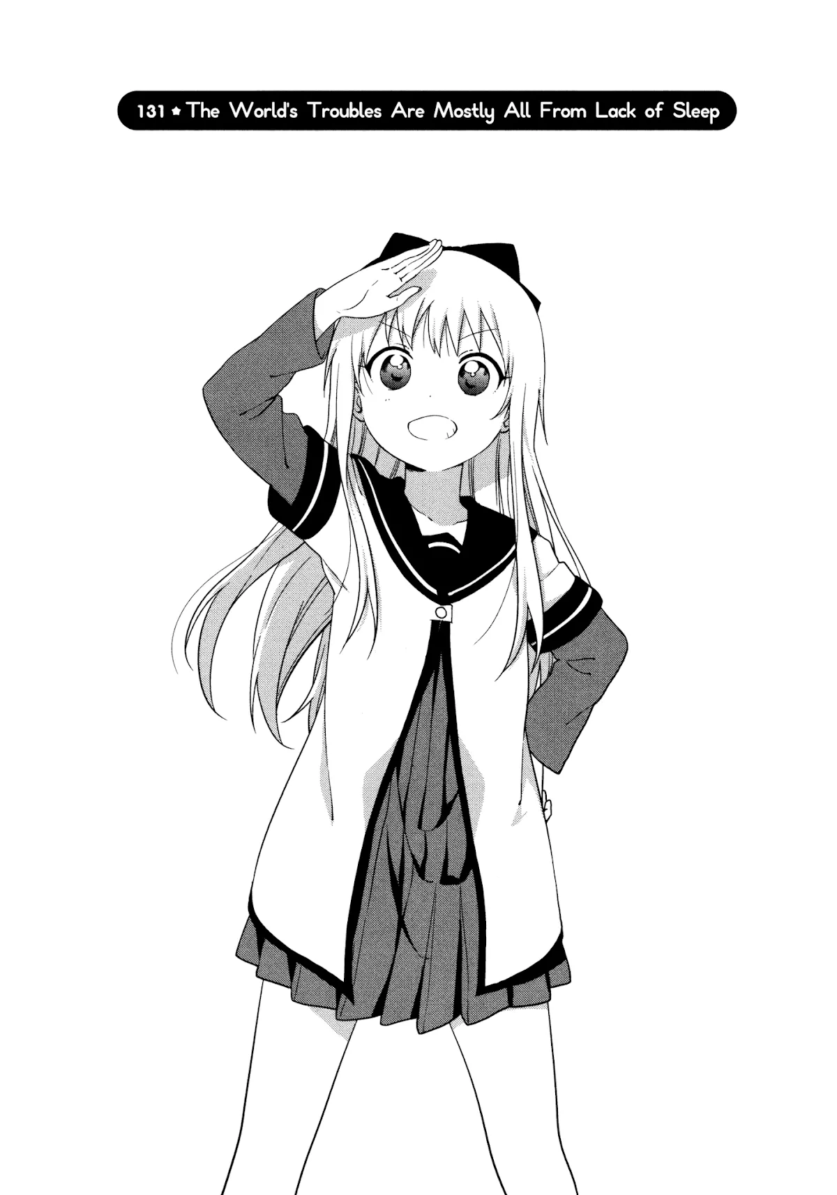 Read Yuru Yuri Chapter 131 - The World's Troubles Are Mostly All From Lack Of Sleep Online