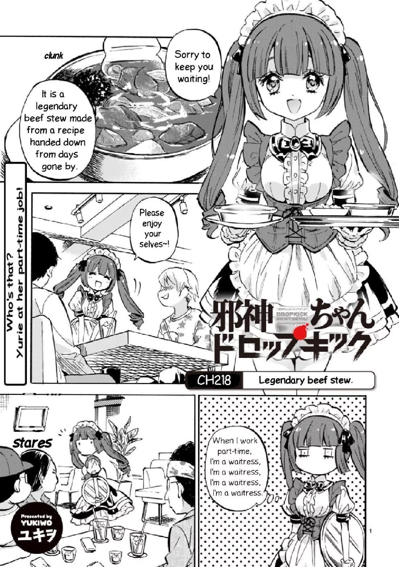 Read Jashin-chan Dropkick Chapter 218 - Legendary beef stew. Online