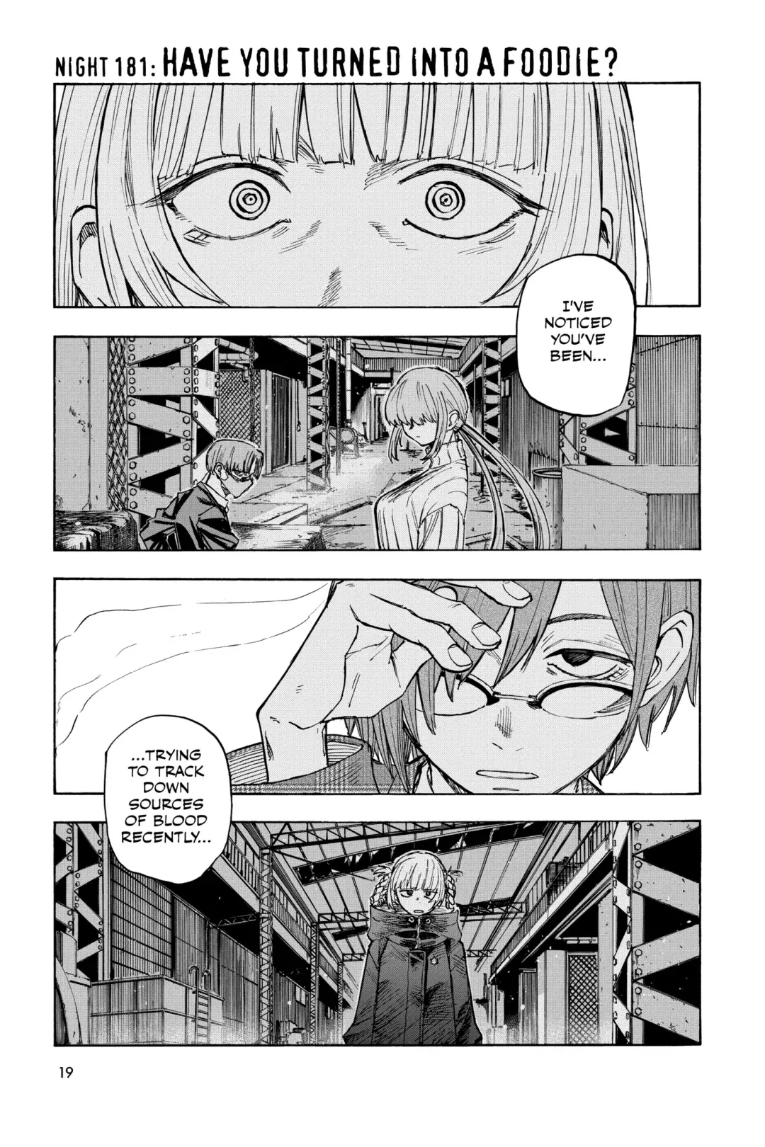 Read Yofukashi no Uta Chapter 181 Online