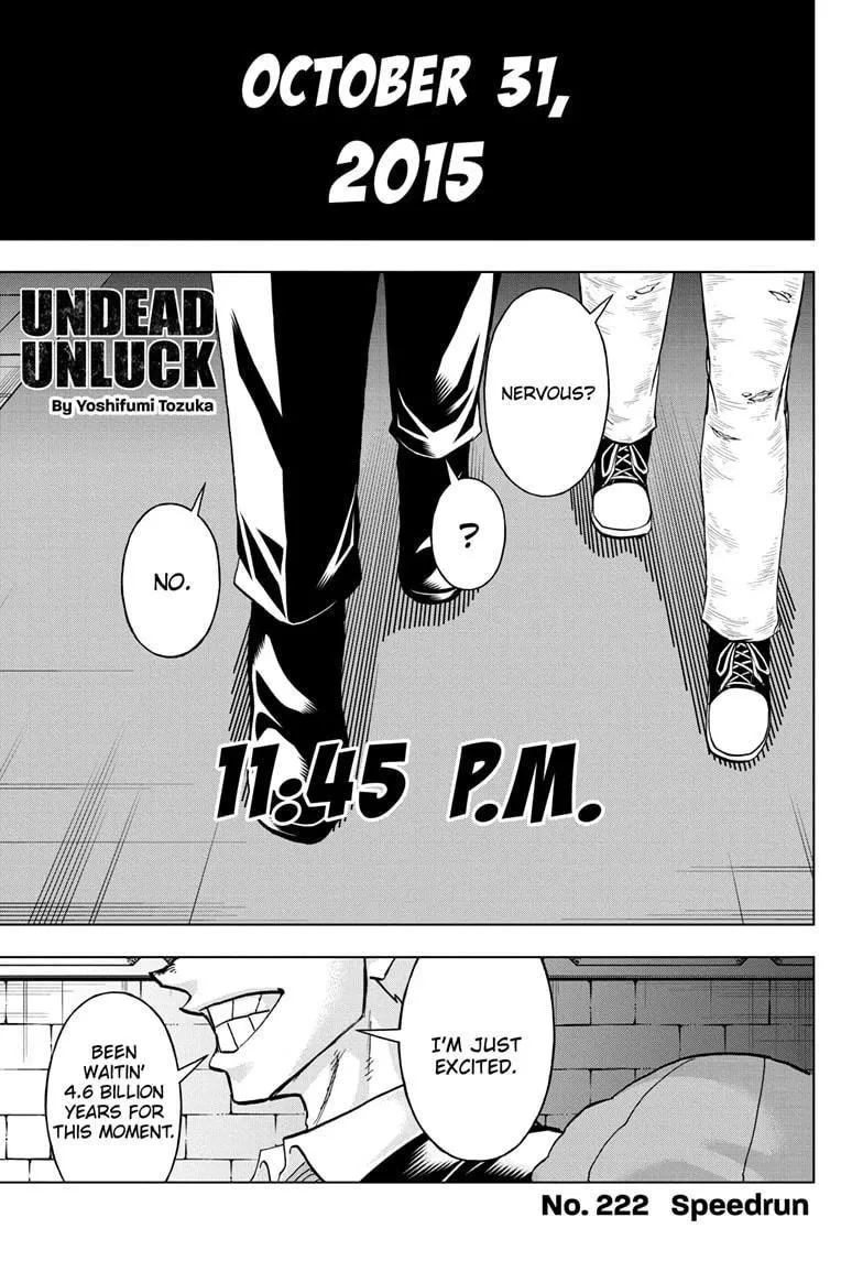 Read Undead + Unluck Chapter 222 Online