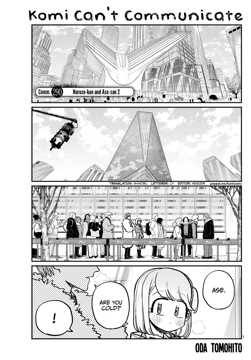 Read Komi-san wa Komyushou Desu Chapter 290 - Naruse-kun and Ase-san 2 Online