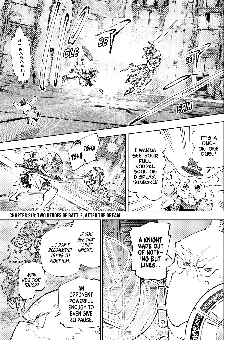 Read Shangri-La Frontier ~Kusoge Hunter, Kamige ni Idoman to su~ Chapter 218 Online