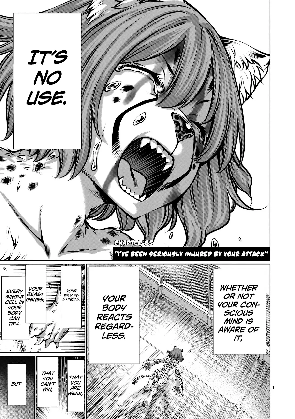 Read Killing Bites Chapter 85 - "I've Been Seriously Injured by Your Attack" Online