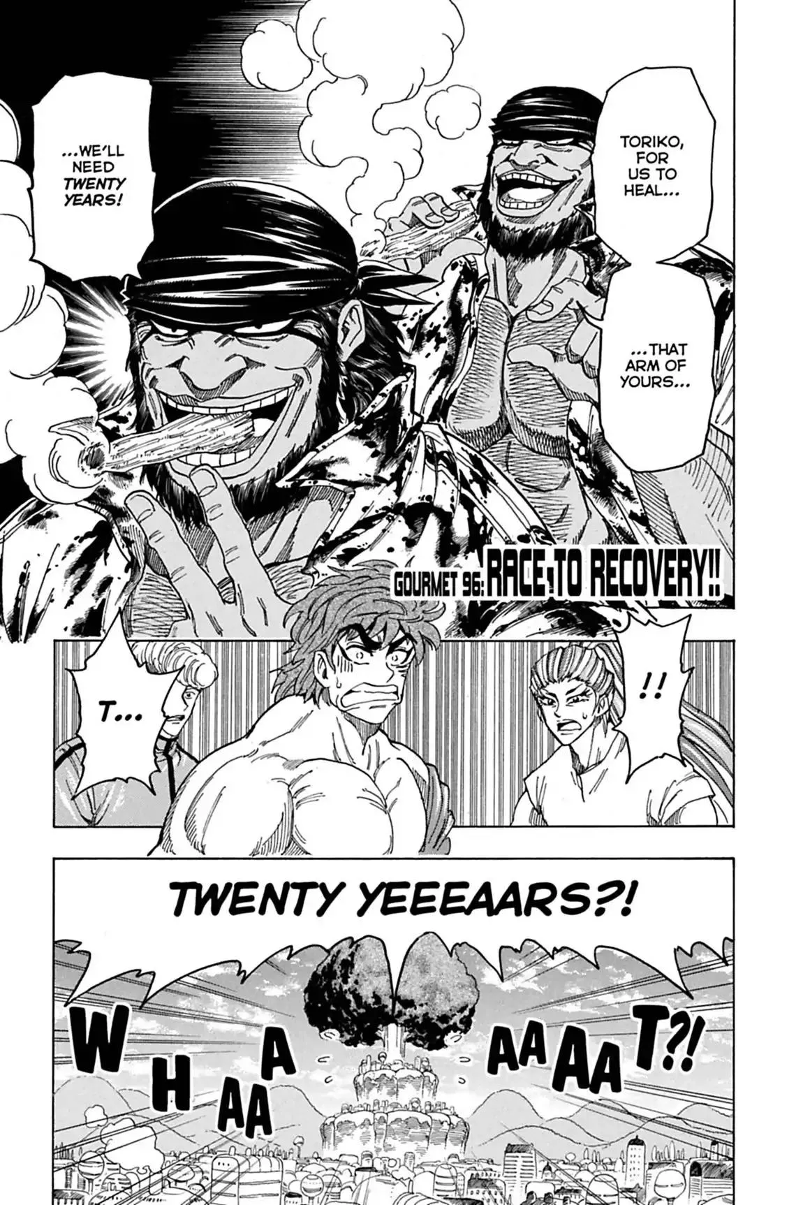 Read Toriko Chapter 96 - Vol.11 Gourmet 96: Race to Recovery!! Online