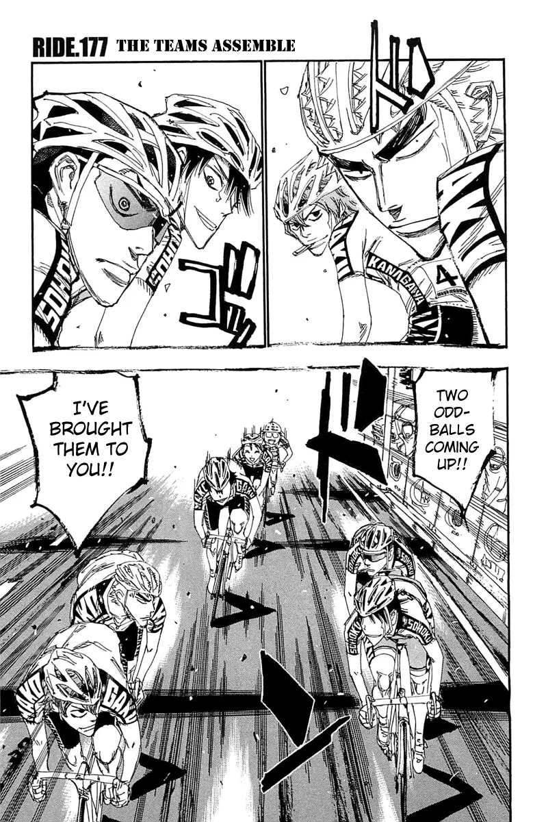 Read Yowamushi Pedal Chapter 177 - The Teams Assemble Online