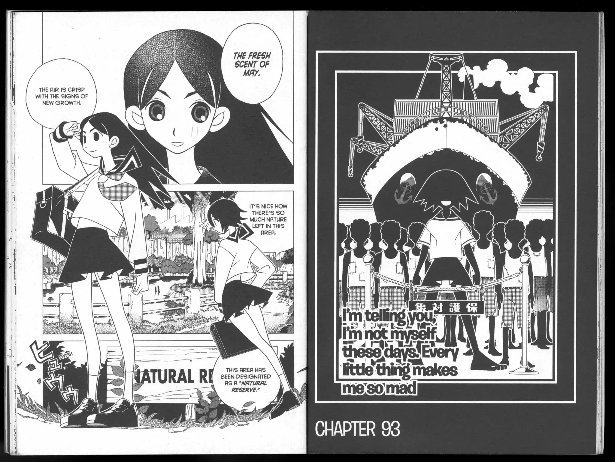 Read Sayonara Zetsubou Sensei Chapter 93 - I'm Telling You, I'm Not Myself These Days. Every Little Thing Makes Me So Mad Online