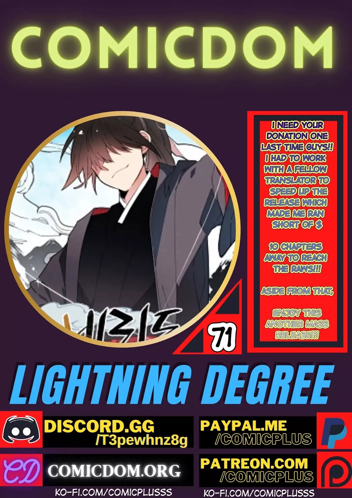 Read Lightning Degree Chapter 71 Online