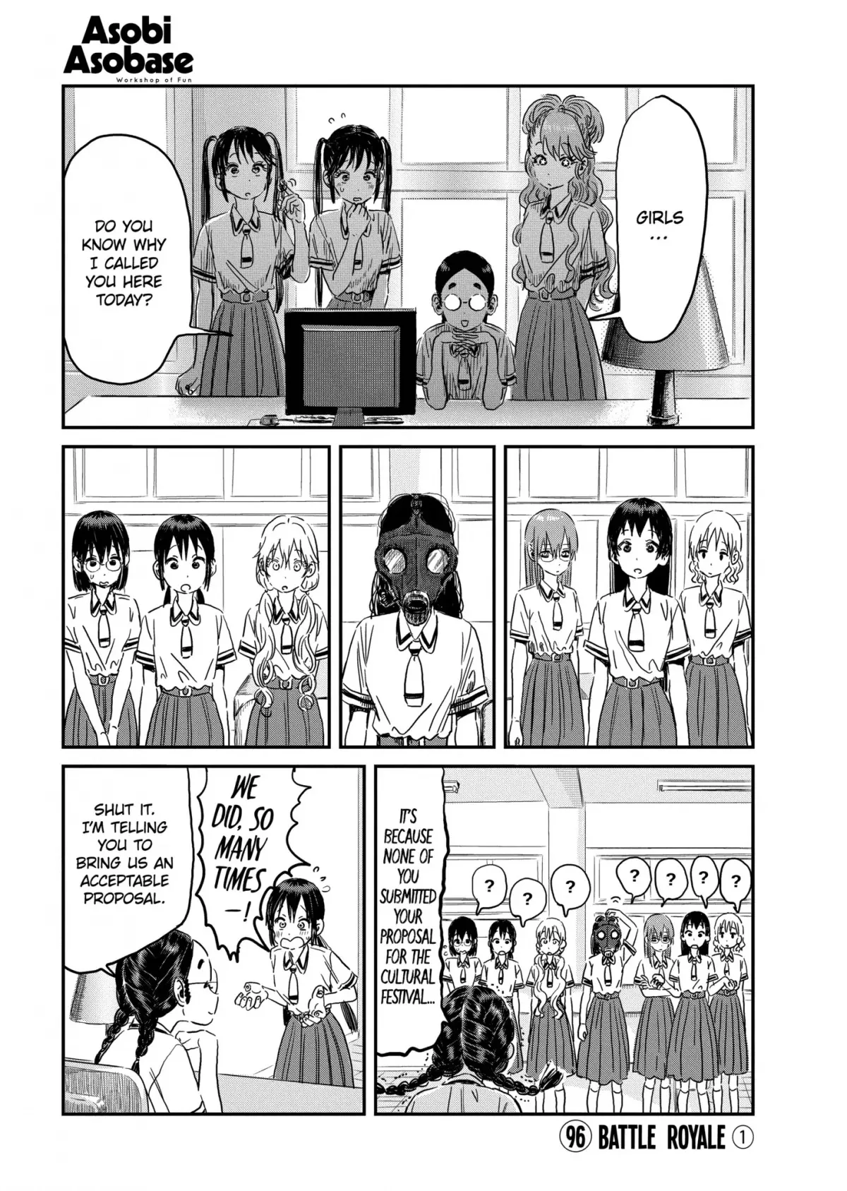 Read Asobi Asobase Chapter 96 - Battle Royale Part 1 Online