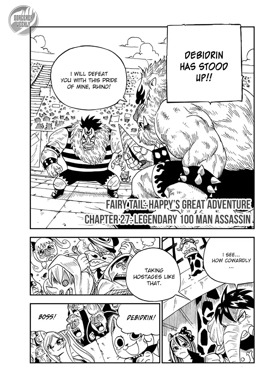 Read Fairy Tail: Happy’s Great Adventure Chapter 27 - Legendary 100 Man Assassin Online