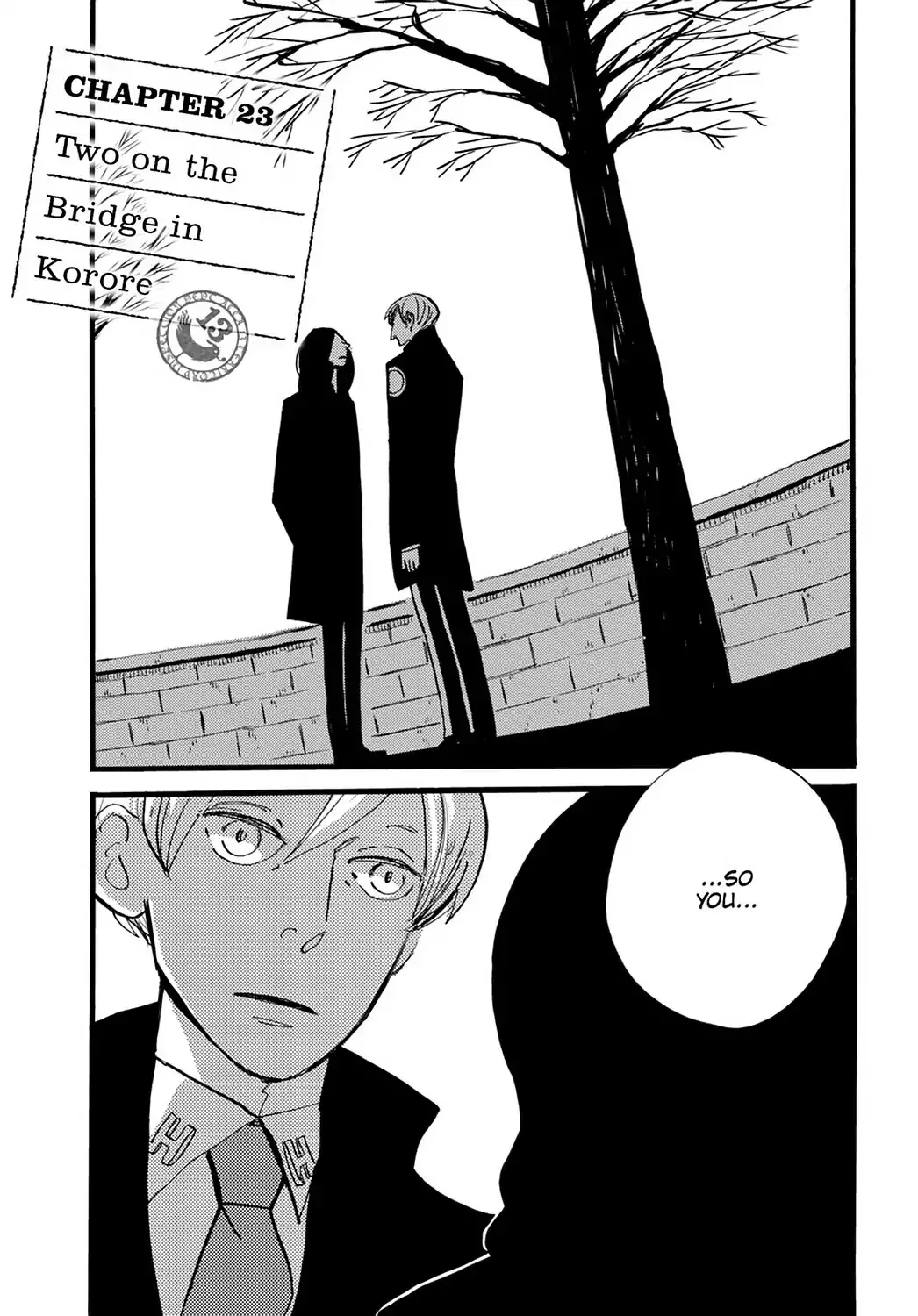 Read ACCA – 13-ku Kansatsuka Chapter 23 - Two on the Bridge in Korore Online