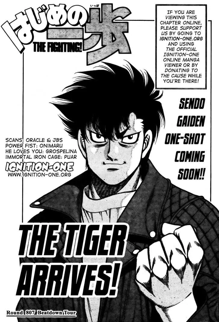 Read Hajime no Ippo Chapter 807 - Beatdown Tour Online