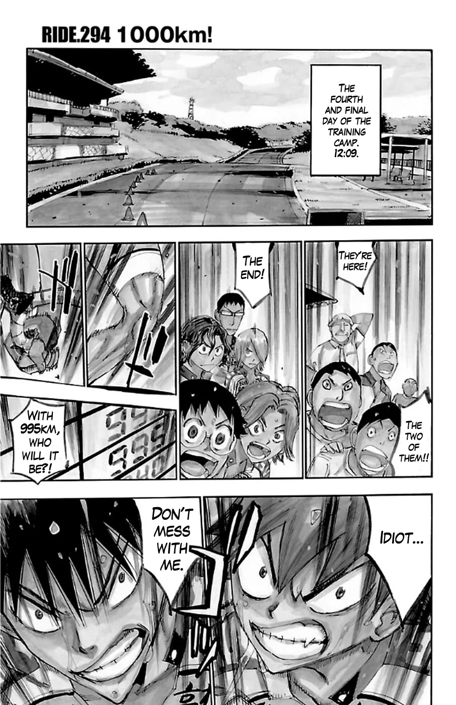 Read Yowamushi Pedal Chapter 294 - 1000 KM! Online