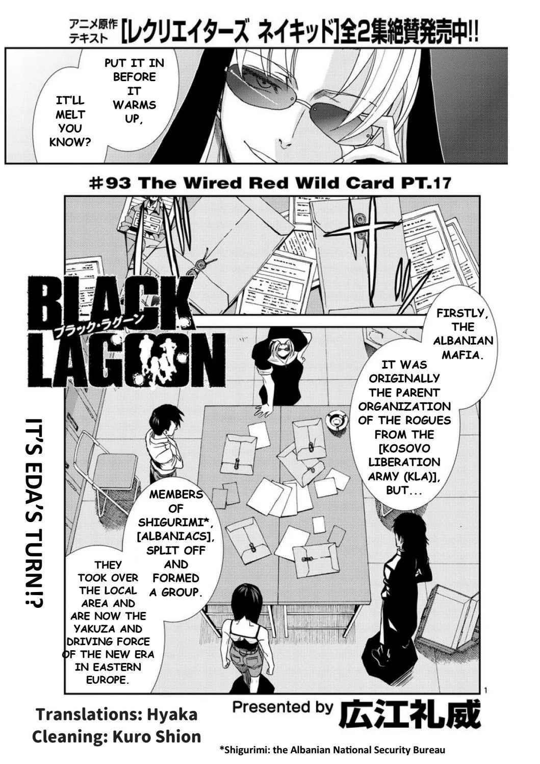 Read Black Lagoon Chapter 93 - The Wired Red Wild Card Pt.17 Online