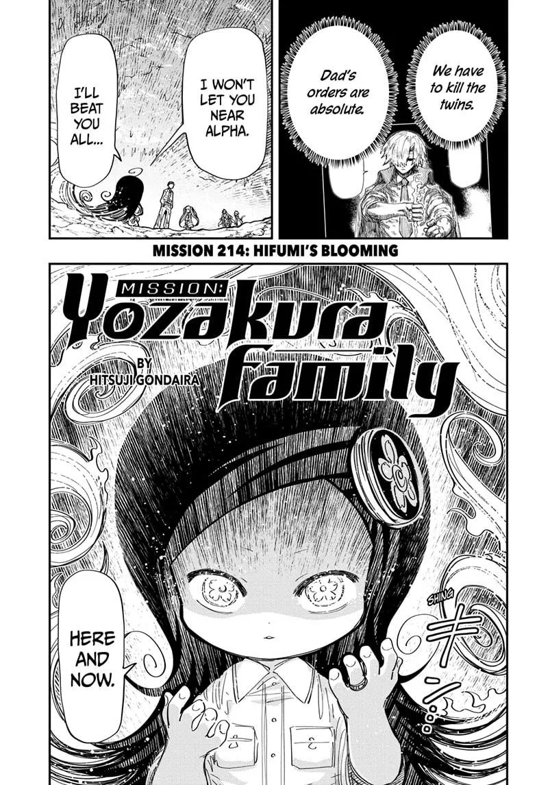 Read Mission: Yozakura Family Chapter 214 Online