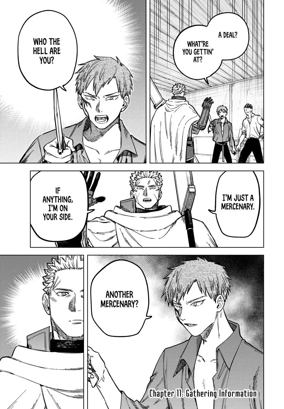 Read The Witch and the Mercenary Chapter 11 - Gathering Information Online