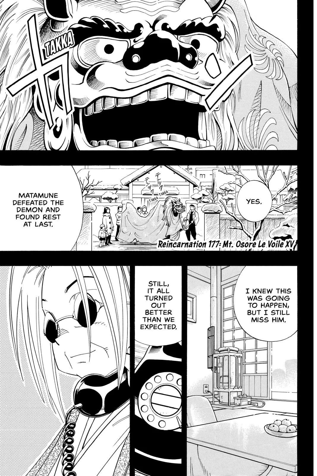 Read Shaman King Chapter 177 Online