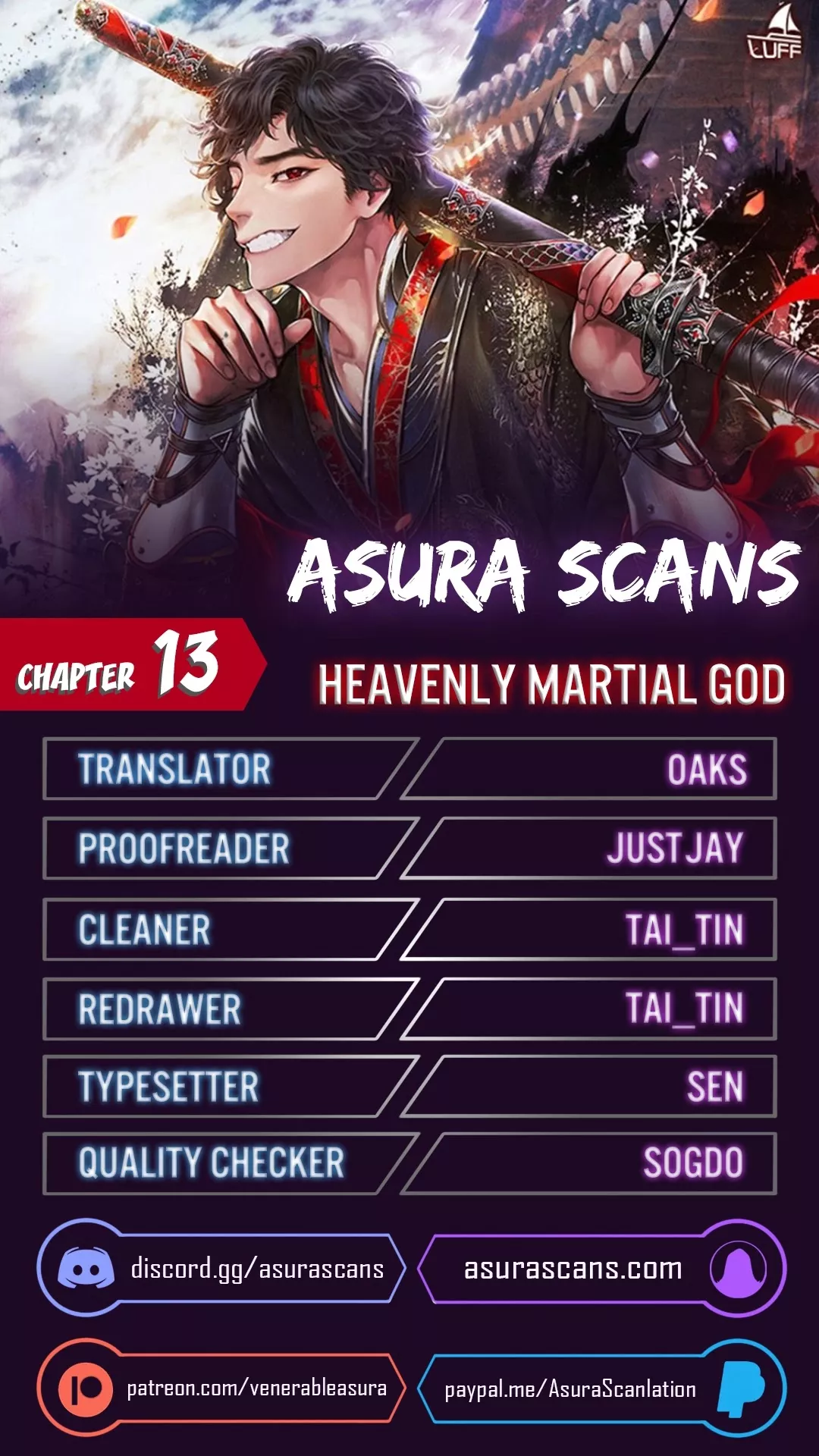 Read Heavenly Martial God Chapter 13 Online