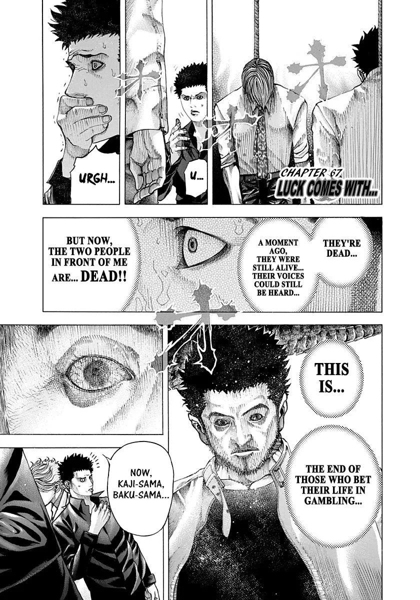 Read Usogui Chapter 67 - Luck Comes With... Online