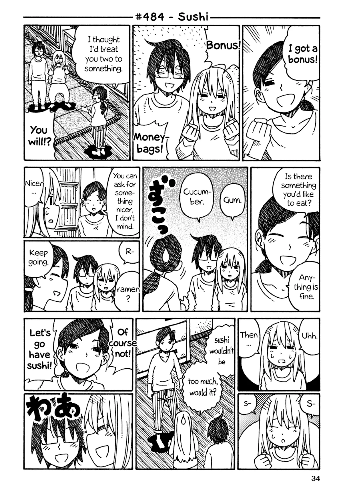 Read Hatarakanai Futari (The Jobless Siblings) Chapter 484 - Sushi Online