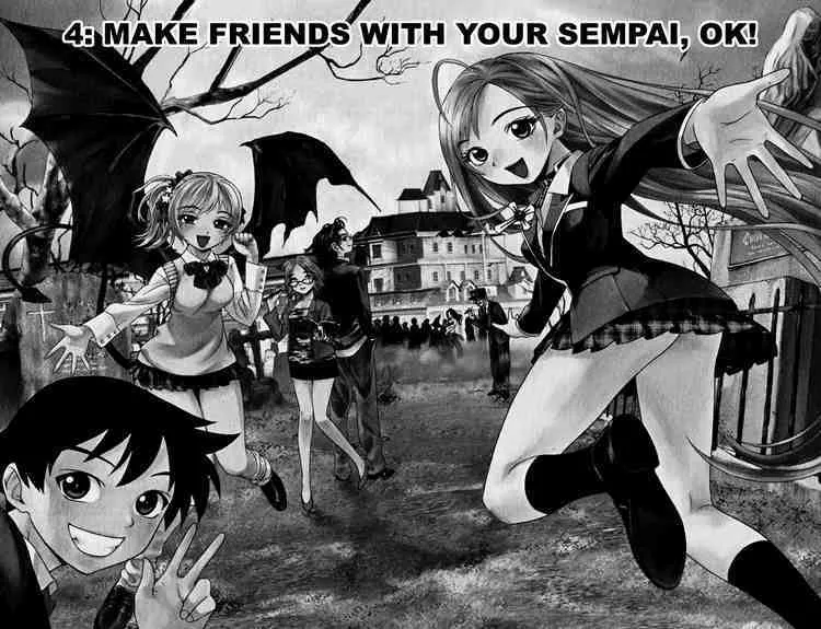 Read Rosario to Vampire Chapter 4 - Make Friends with your Seniors, Ok! Online