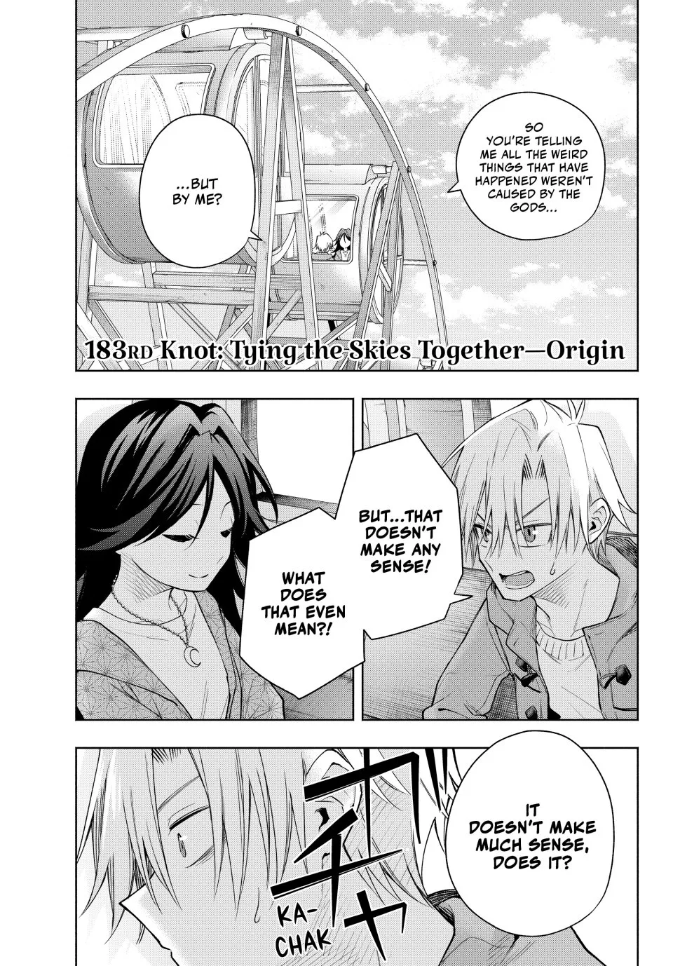 Read Amagami-san Chi no Enmusubi Chapter 183 - Tying the Skies Together—Origin Online