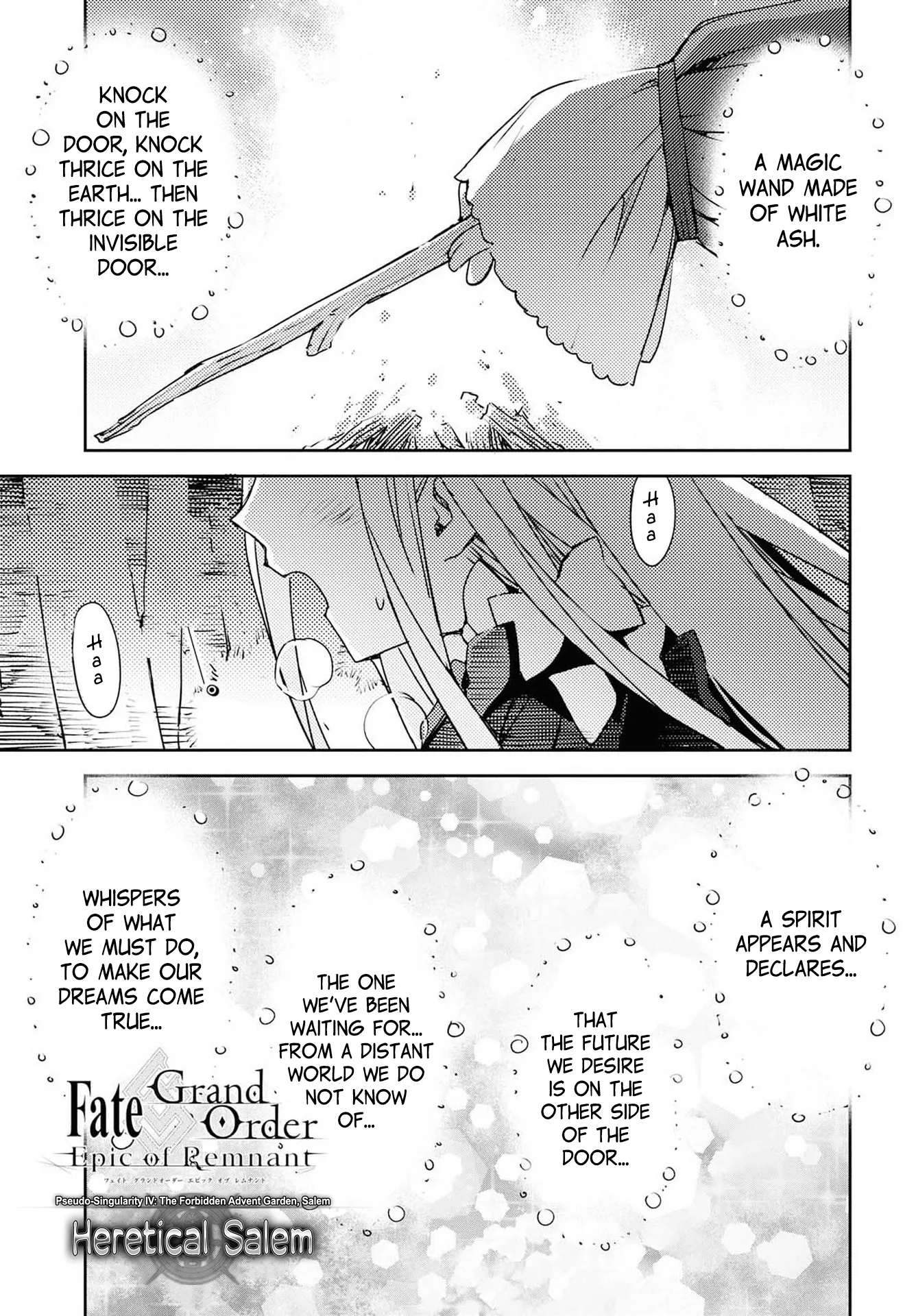 Read Fate/Grand Order -Epic of Remnant- Pseudo-Singularity IV: The Forbidden Advent Garden, Salem – Heretical Salem Chapter 2 - Unknot: Before Dawn - 1 Online