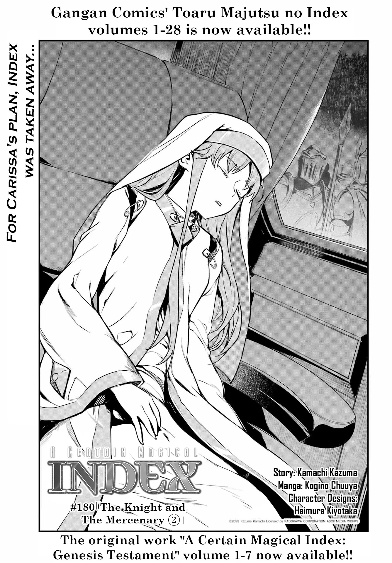 Read To Aru Majutsu no Kinsho Mokuroku Chapter 180 - The Knight and The Mercenary ② Online
