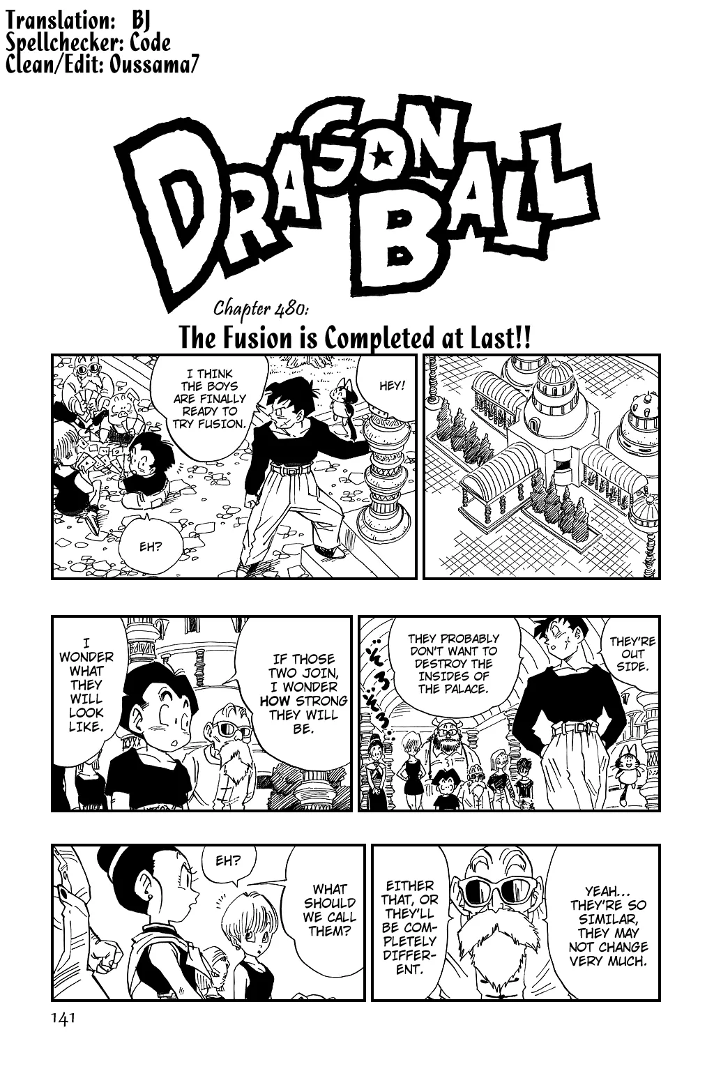 Read Dragon Ball Chapter 480 - The Fusion is Completed at Last!! Online