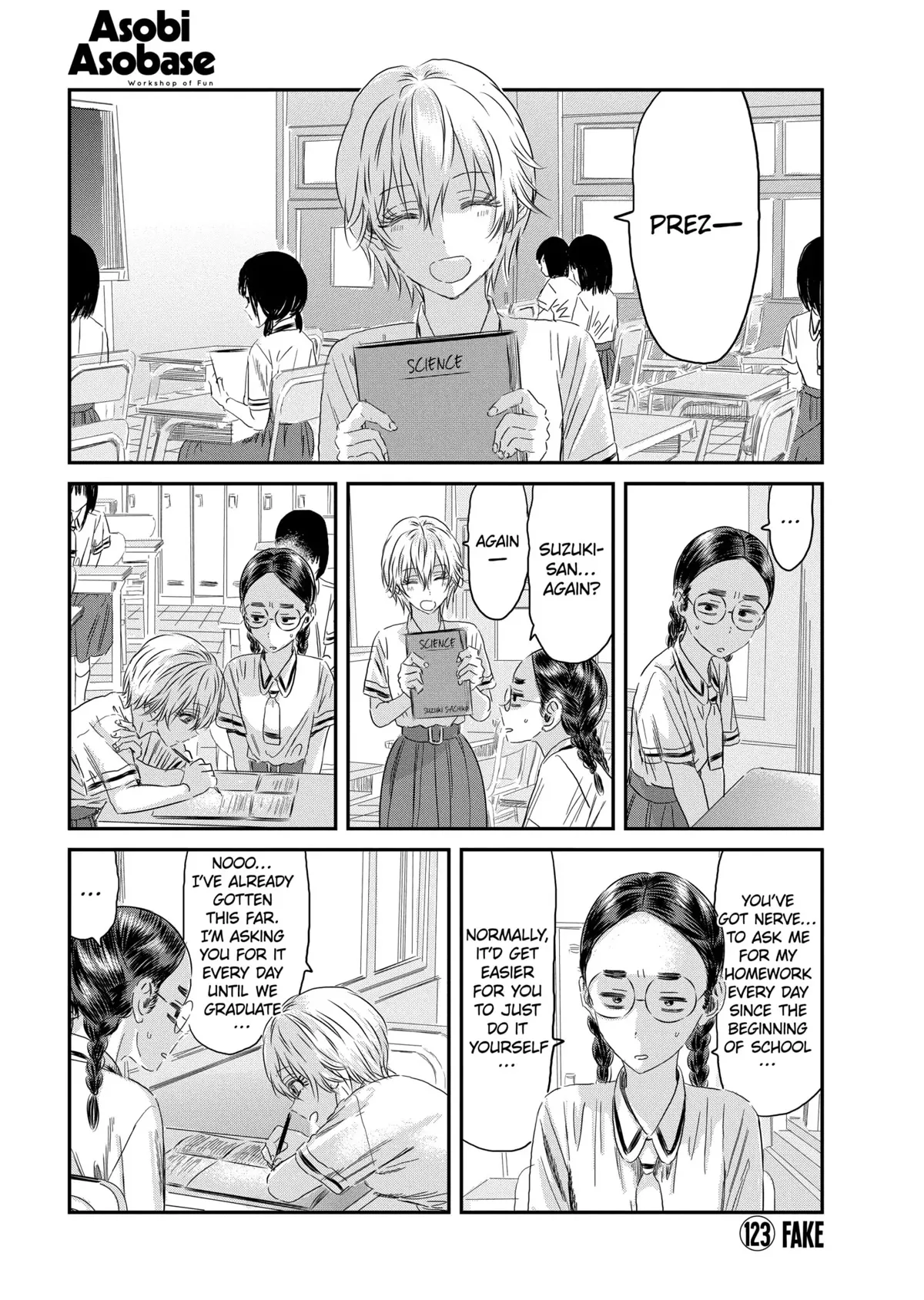 Read Asobi Asobase Chapter 123 - Fake Online