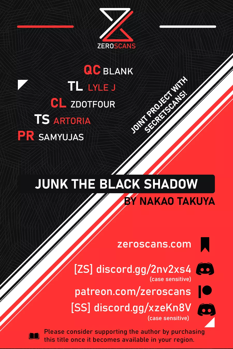Read Junk the Black Shadow Chapter 36 - Einhart Online