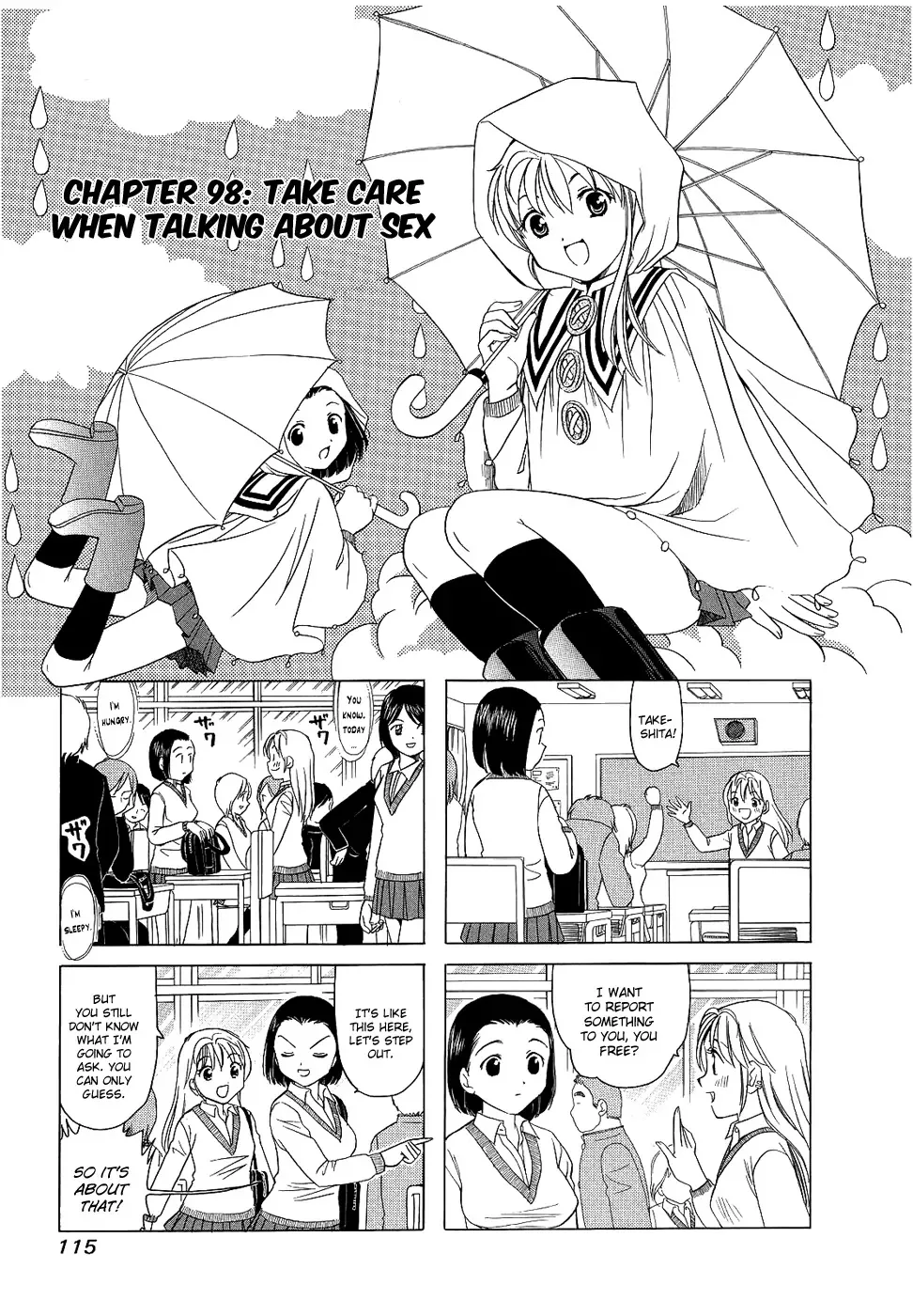 Read B Gata H Kei Chapter 98 - Take Care When Talking About Sex Online