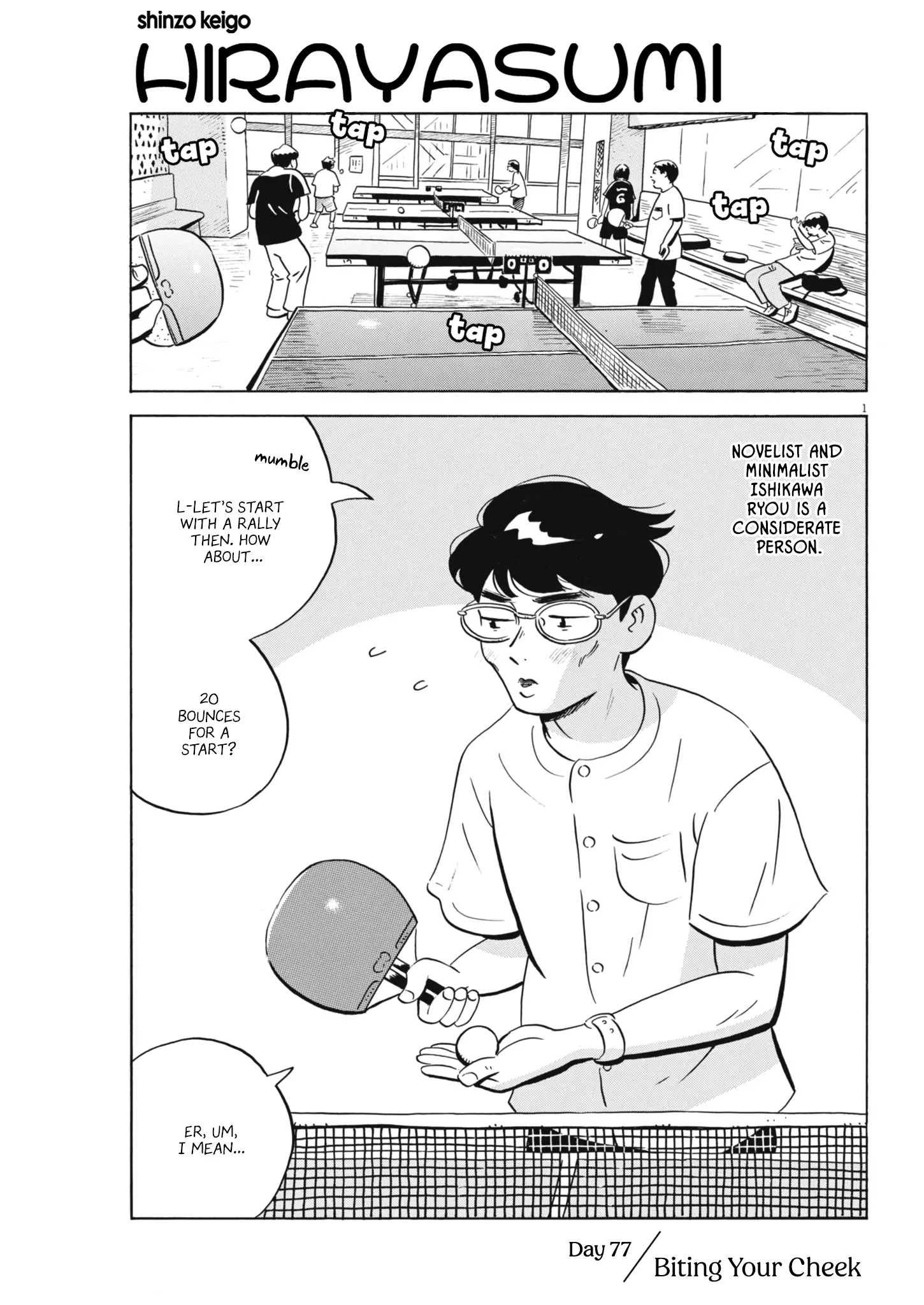 Read Hirayasumi Chapter 77 - Biting Your Cheek Online