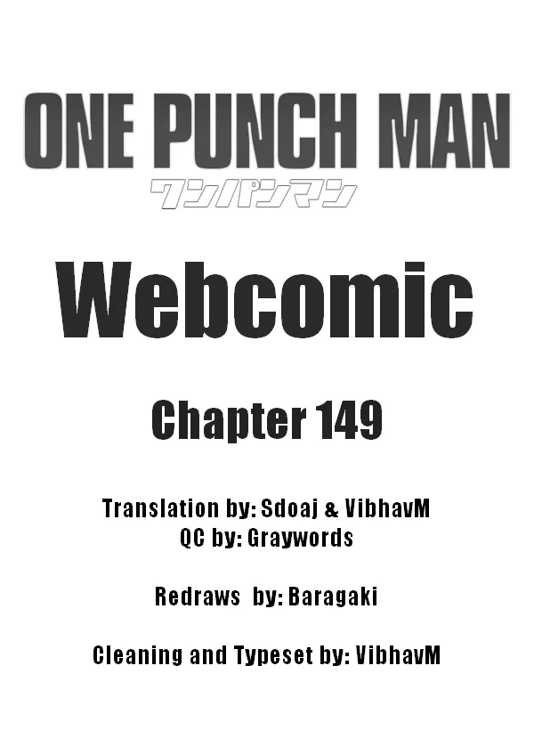 Read Onepunch-Man (ONE) Chapter 149 Online