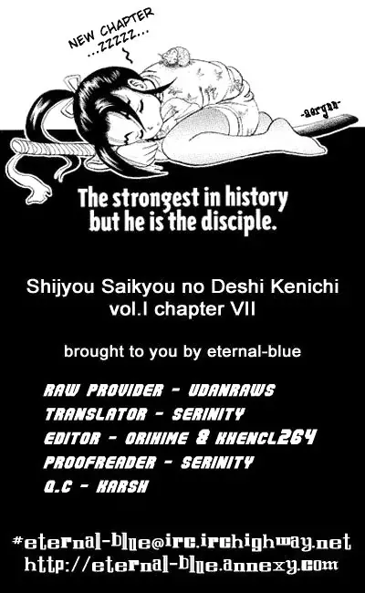 Read History’s Strongest Disciple Kenichi Chapter 8 - He Becomes The Disciple Online