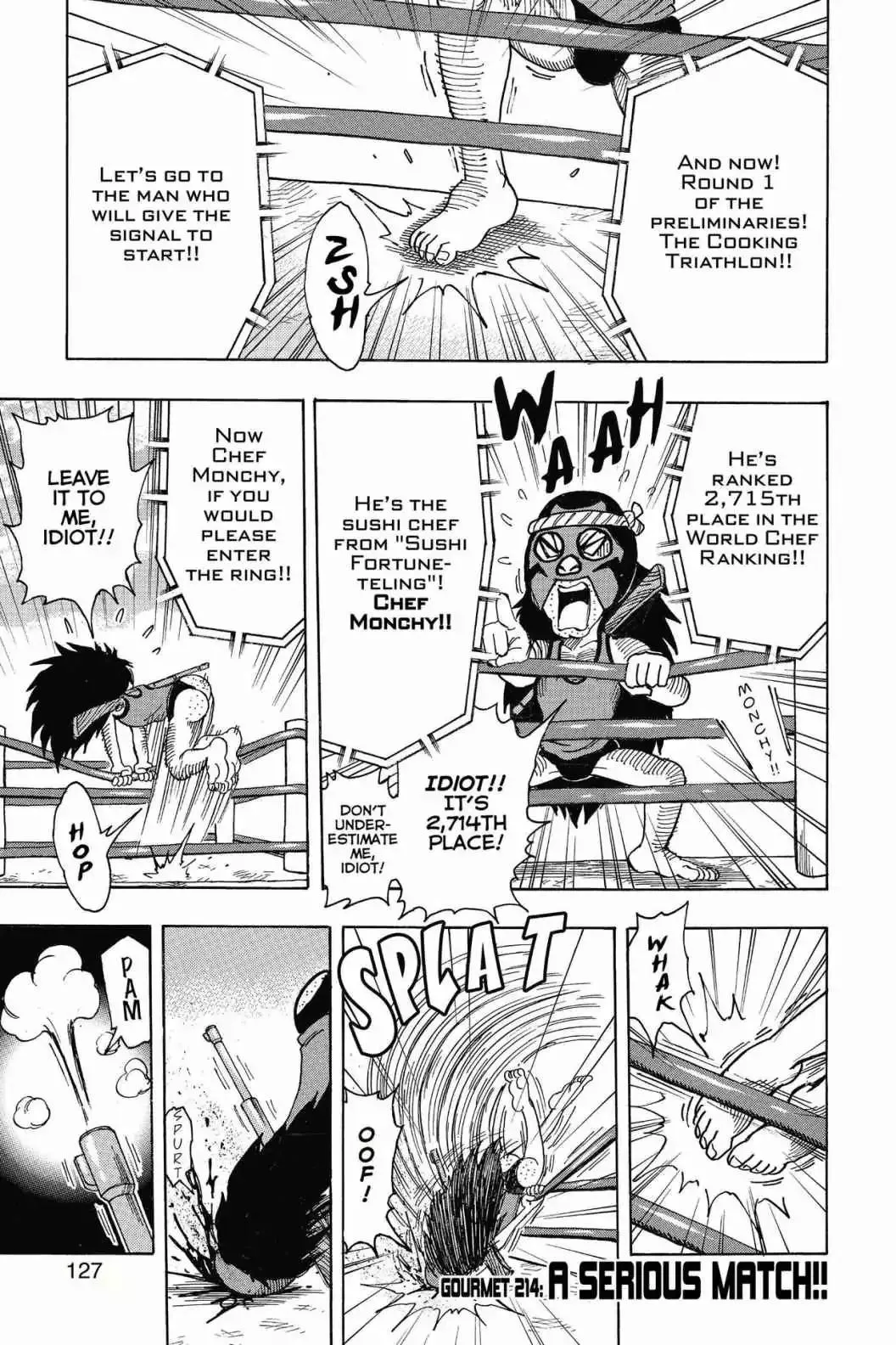 Read Toriko Chapter 214 - Vol.24 Gourmet 214: A Serious Match!! Online