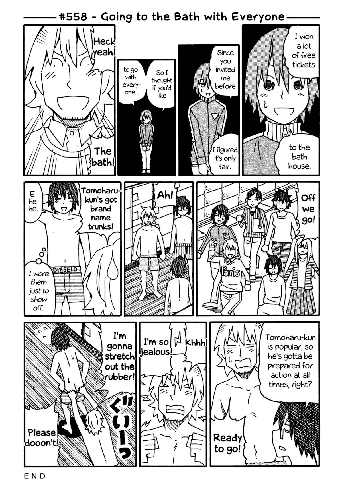 Read Hatarakanai Futari (The Jobless Siblings) Chapter 558 - Going to the Bath with Everyone Online