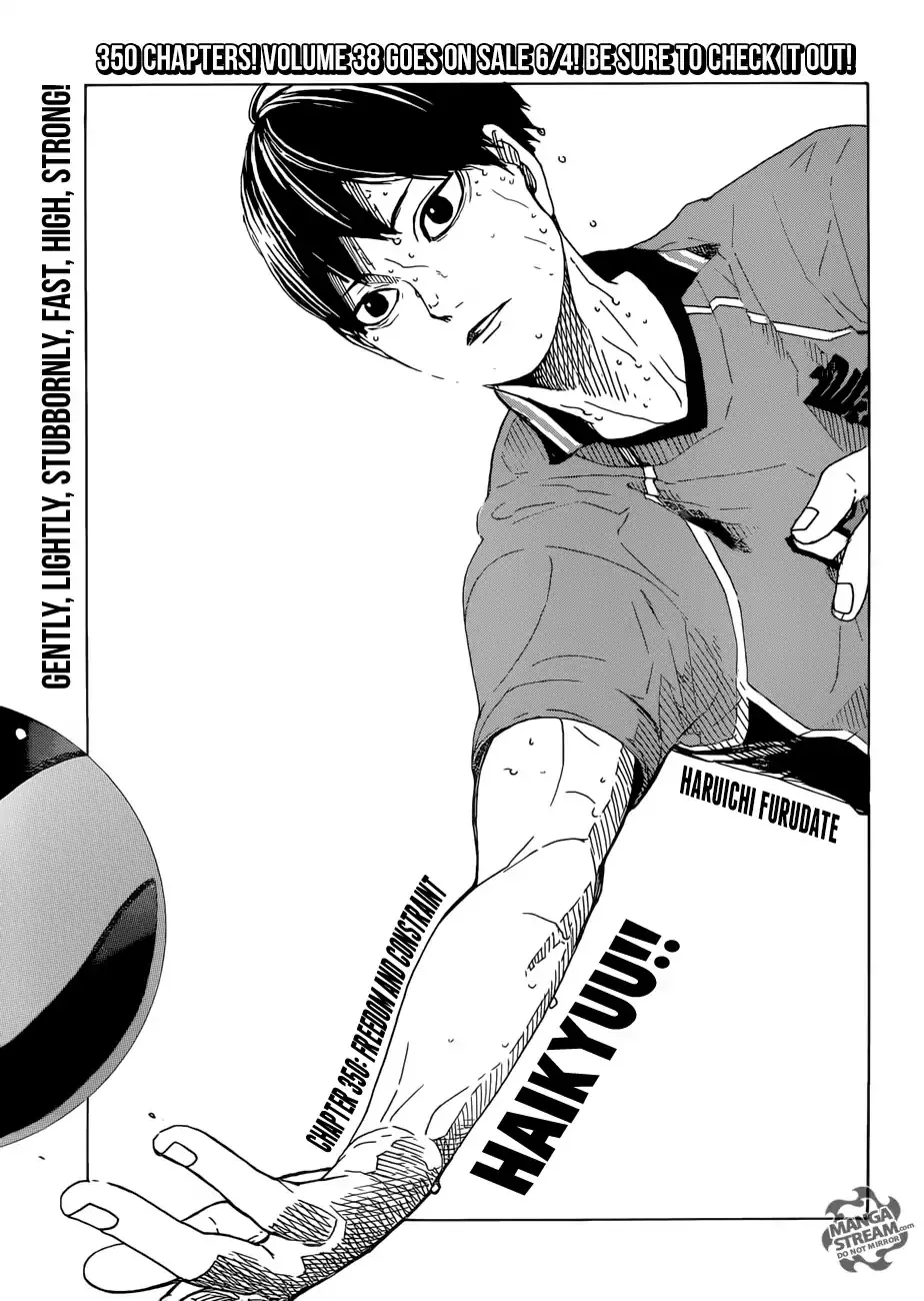 Read Haikyu!! Chapter 350 - Freedom and Constraint Online