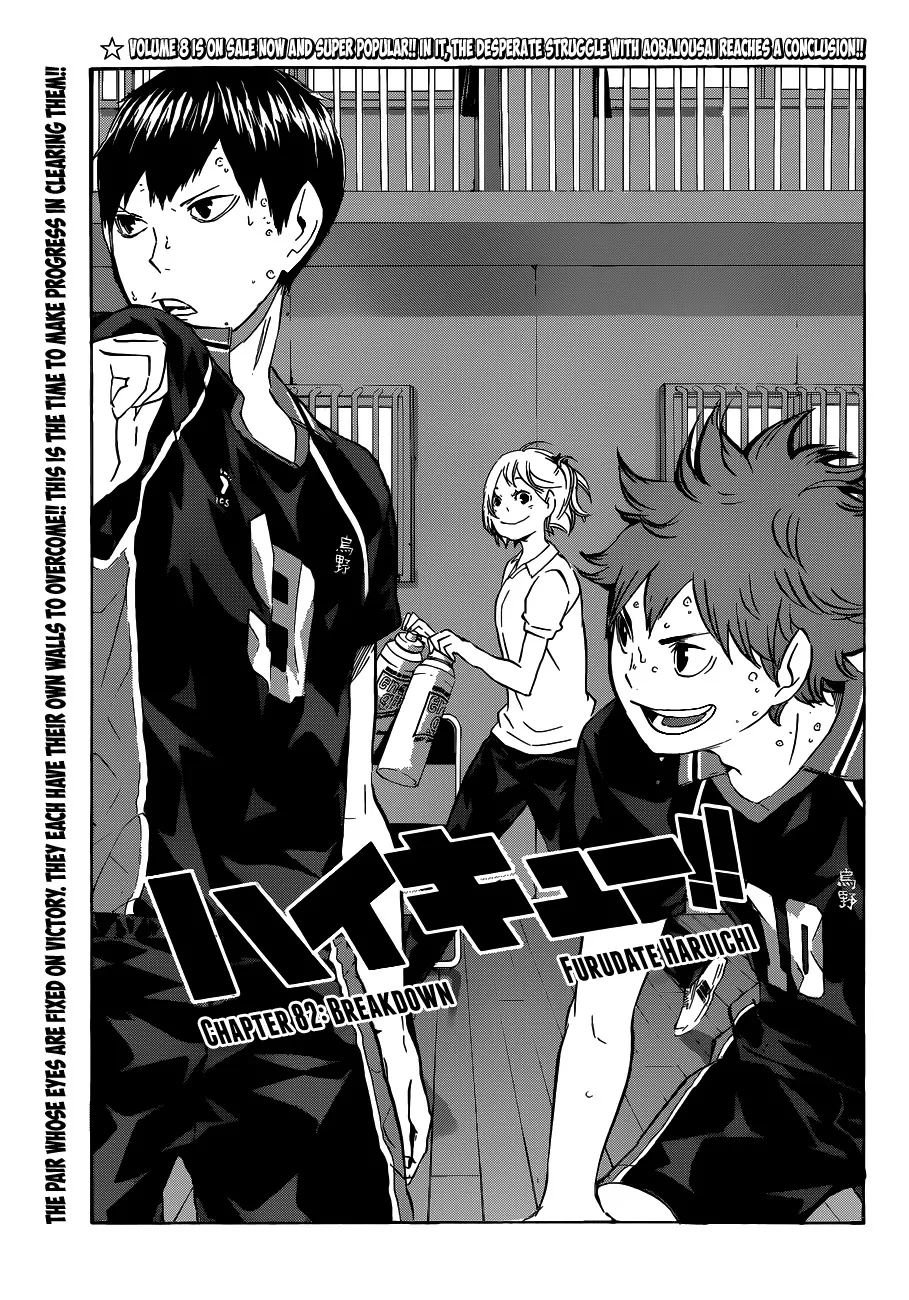 Read Haikyu!! Chapter 82 - Breakdown Online