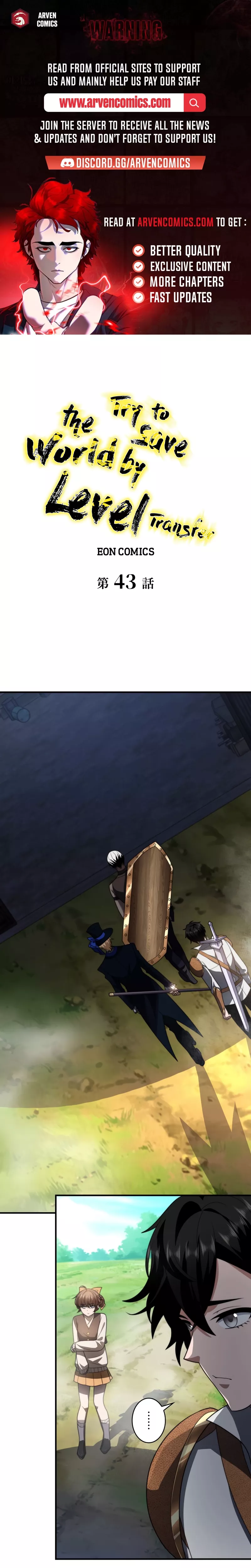 Read Try To Save The World By Level Transfer Chapter 43 Online