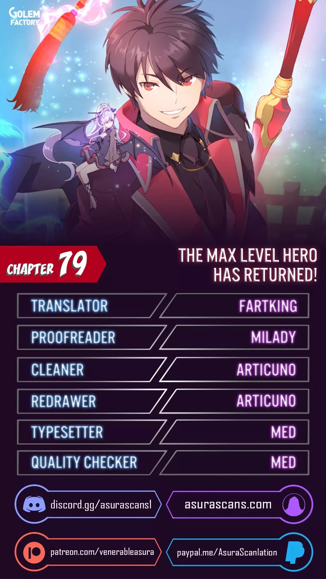 Read The Max Level Hero Has Returned! Chapter 79 Online