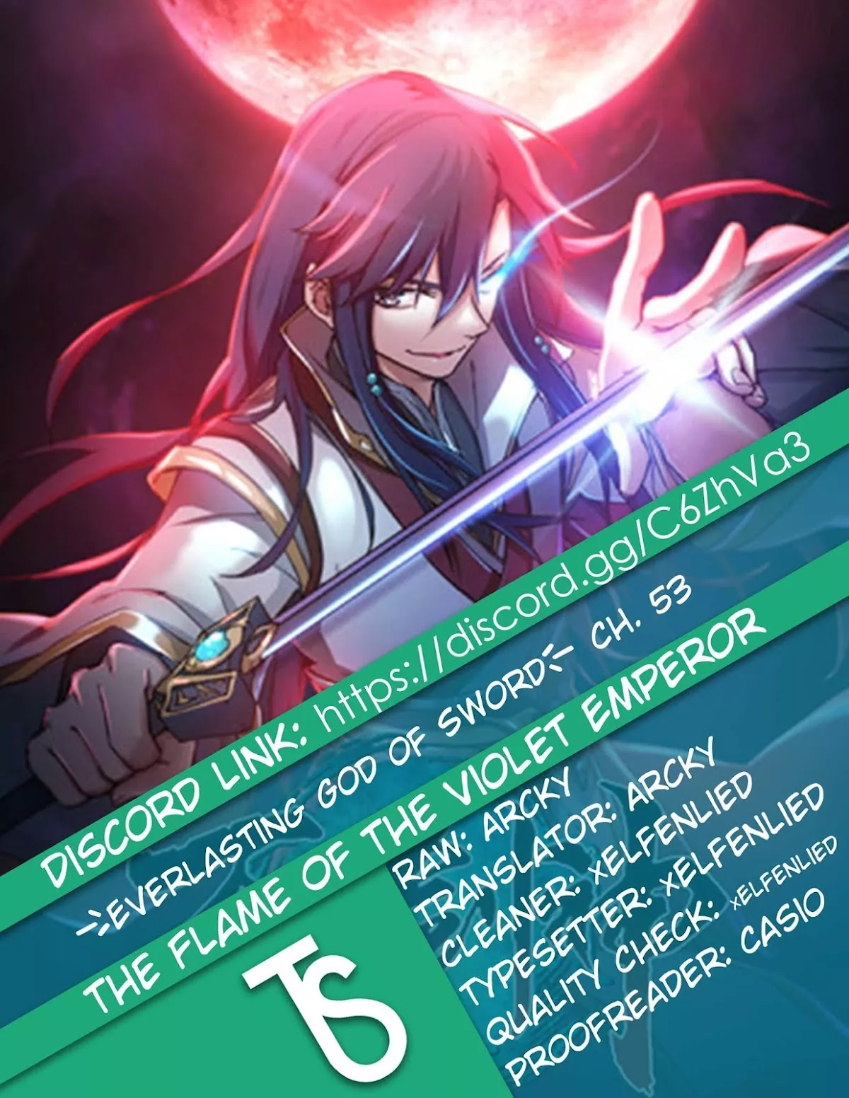 Read Everlasting God of Sword Chapter 53 - The Flame Of The Violet Emperor Online