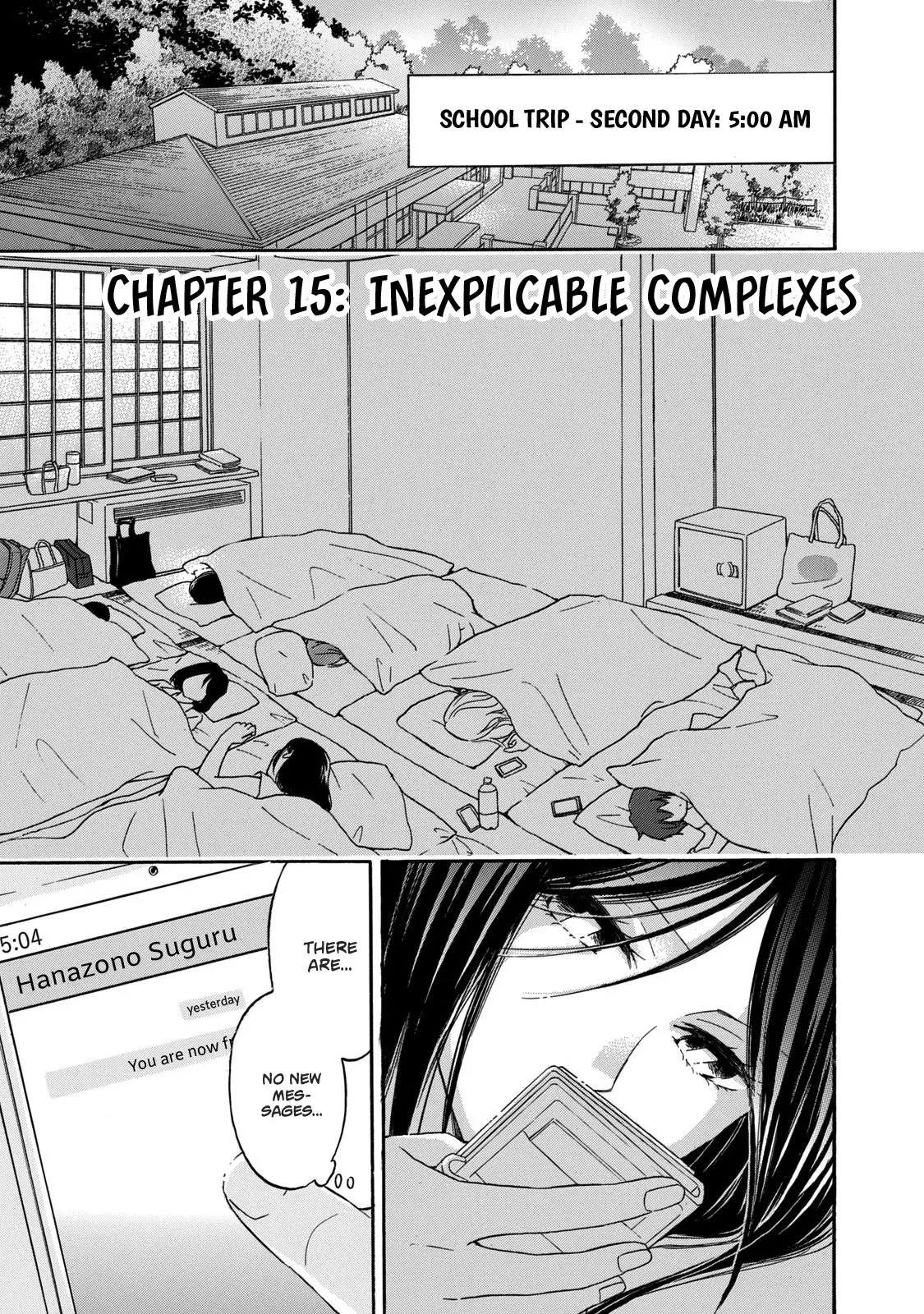 Read Hanazono-kun to Kazoe-san no Fukakai na Houkago Chapter 15 - Inexplicable Complexes Online