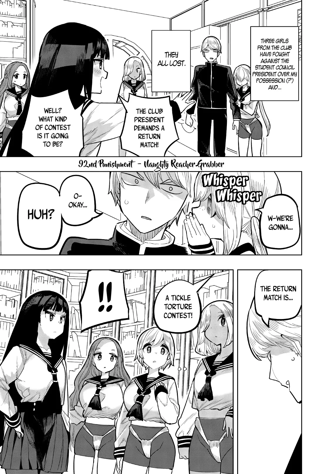 Read Houkago no Goumon Shoujo Chapter 92 - Naughty Reacher Grabber Online